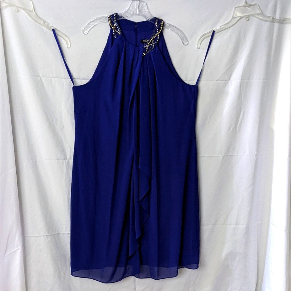 Plus Size Jeweled Neck Midi Dress NWOT
